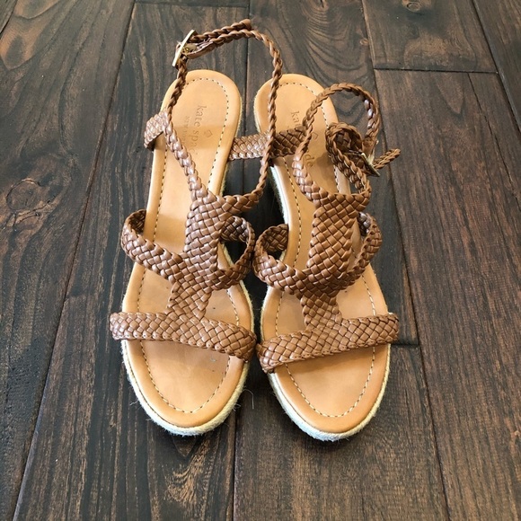 Kate Spade Espadrille Wedge Sandals Size 9.5 - Picture 1 of 8